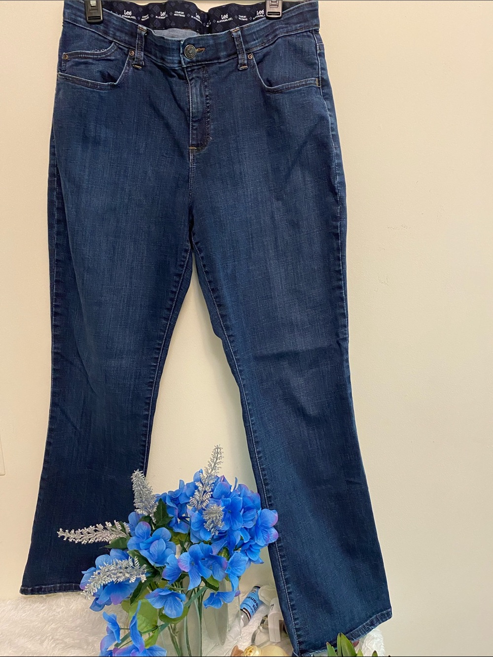 Lee Women's Dark Blue Flared Jeans